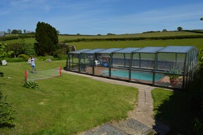 Piscine couverte, piscine chauffée