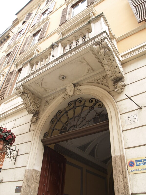 Detalhe da fachada