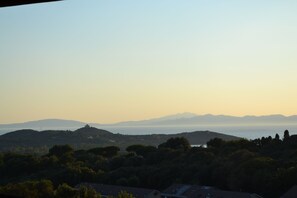 Blick von der Unterkunft