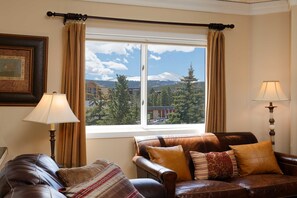 Smart TV, fireplace, DVD player