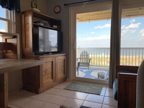 Smart TV, DVD player, books