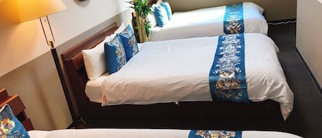 Soundproofing, free WiFi, bed sheets