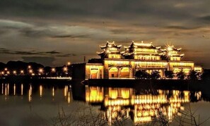 Front of property – evening/night