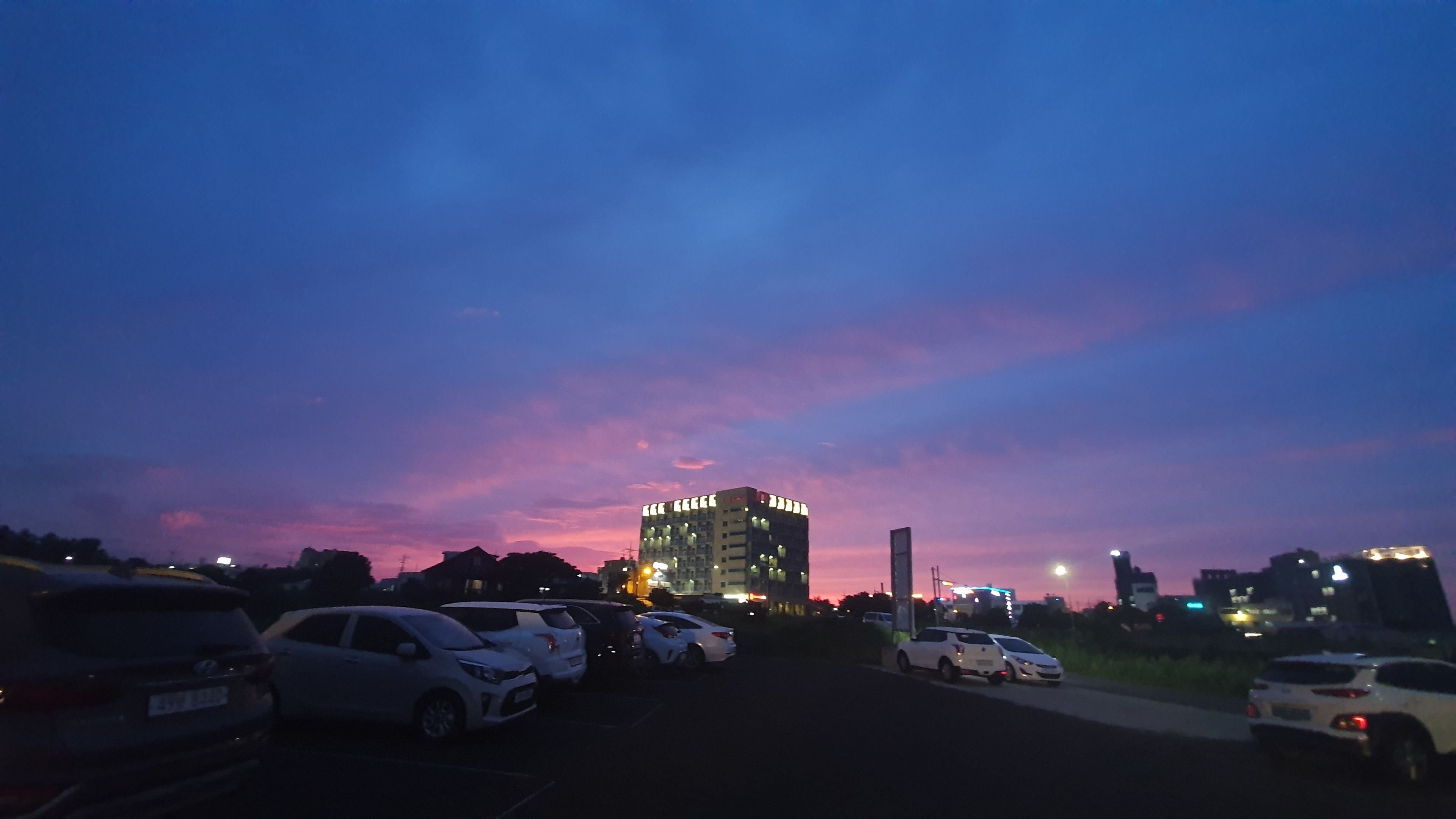 front of property – evening/night