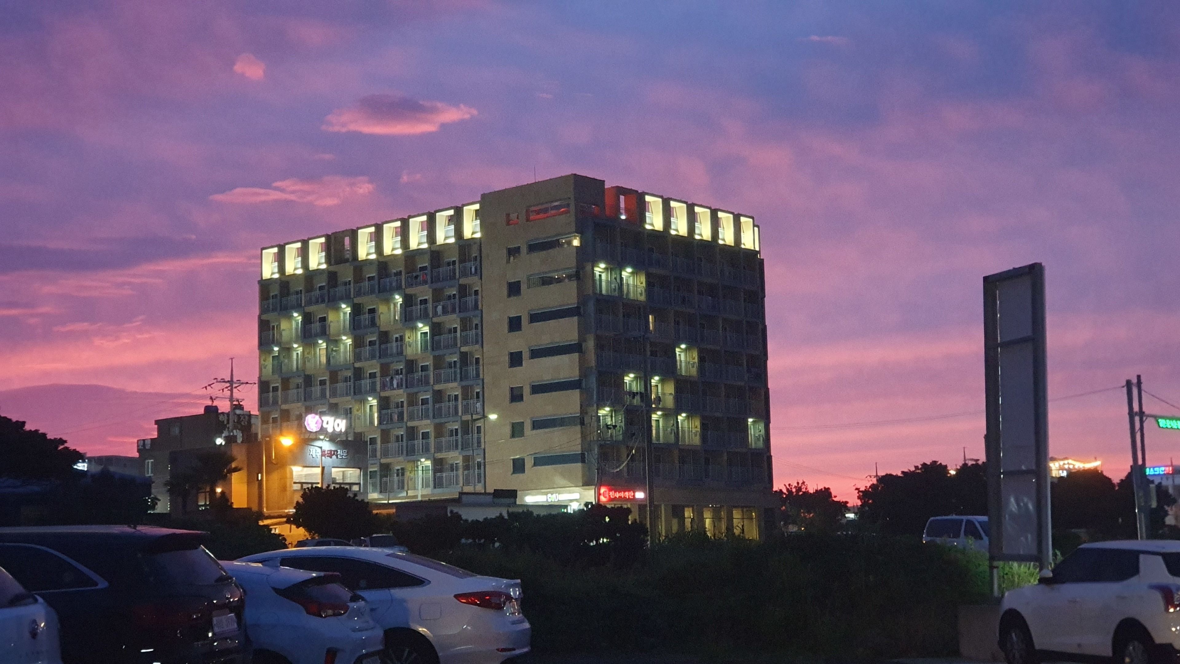 front of property – evening/night