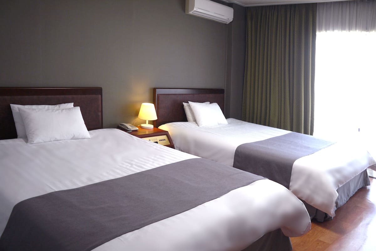 Habitación estándar con 2 camas individuales, 2 camas individuales | Edredón, wifi gratis y ropa de cama 
