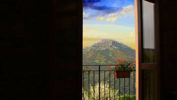 Doppia panoramica, vista montagna | Vista dalla camera