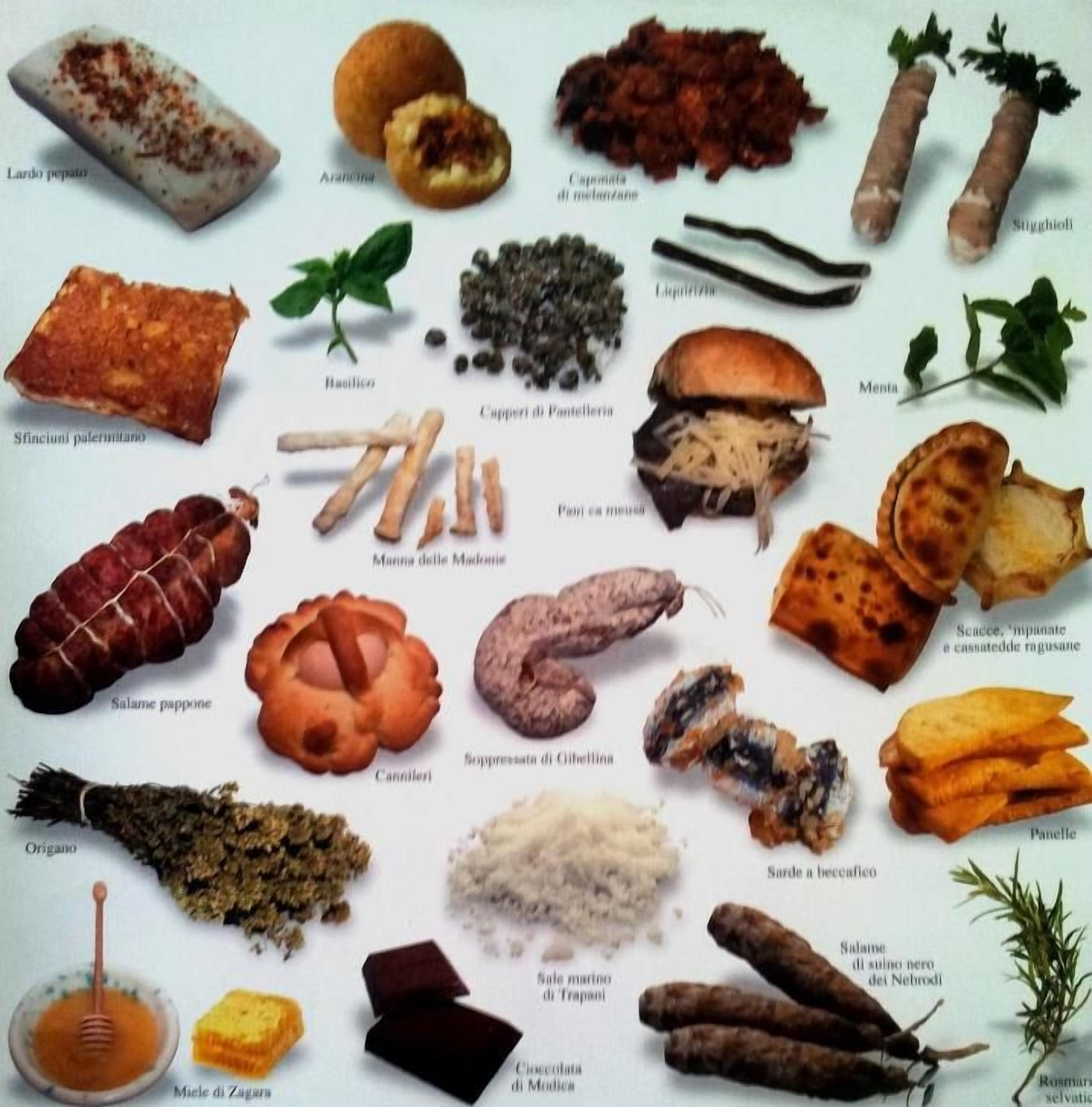 A variety of Italian cured meats and cheeses.
