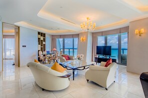 Premier-Zimmer, 2 Schlafzimmer, Meerblick | Ausblick vom Zimmer