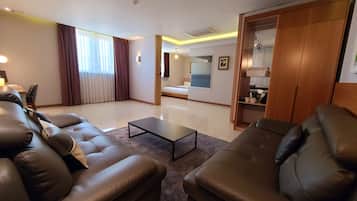 Premium bedding, down comforters, blackout drapes, soundproofing