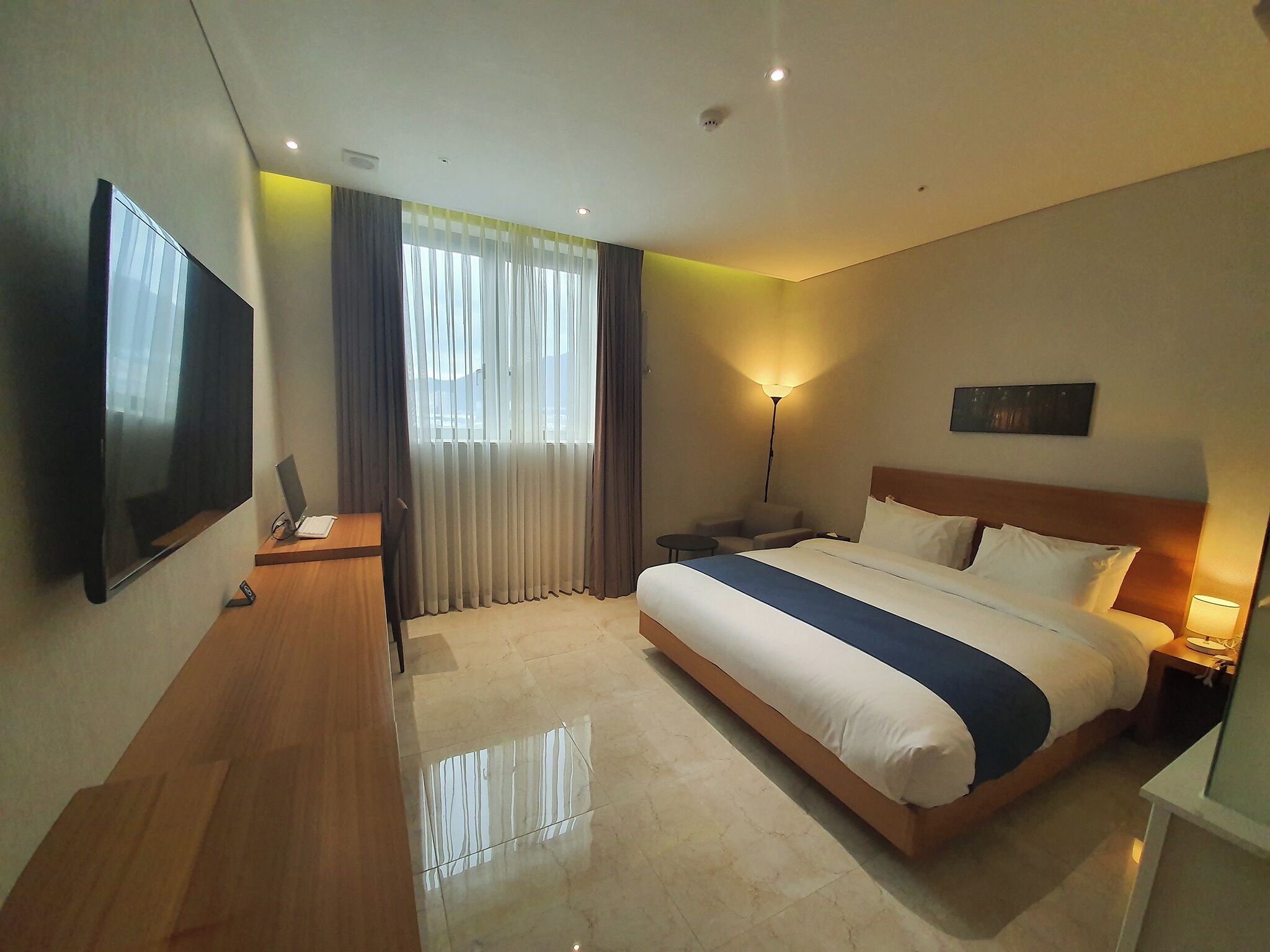 Ropa de cama de alta calidad, edredón y cortinas blackout 