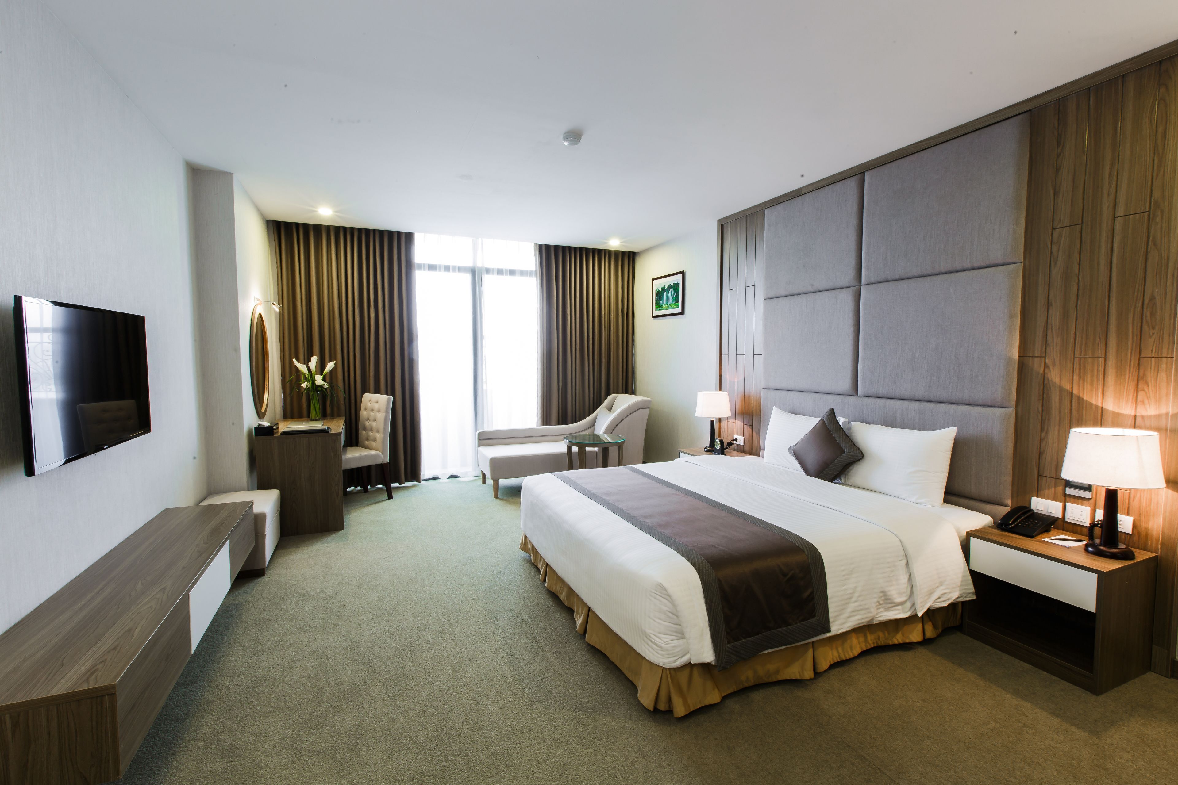 Minibar, in-room safe, desk, blackout curtains