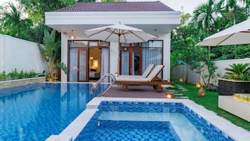 Villa Premier - 6 sovrum - privat pool - utsikt mot floden | 2 sovrum, egyptiska bomullslakan och sÀngtillbehör av högsta kvalitet