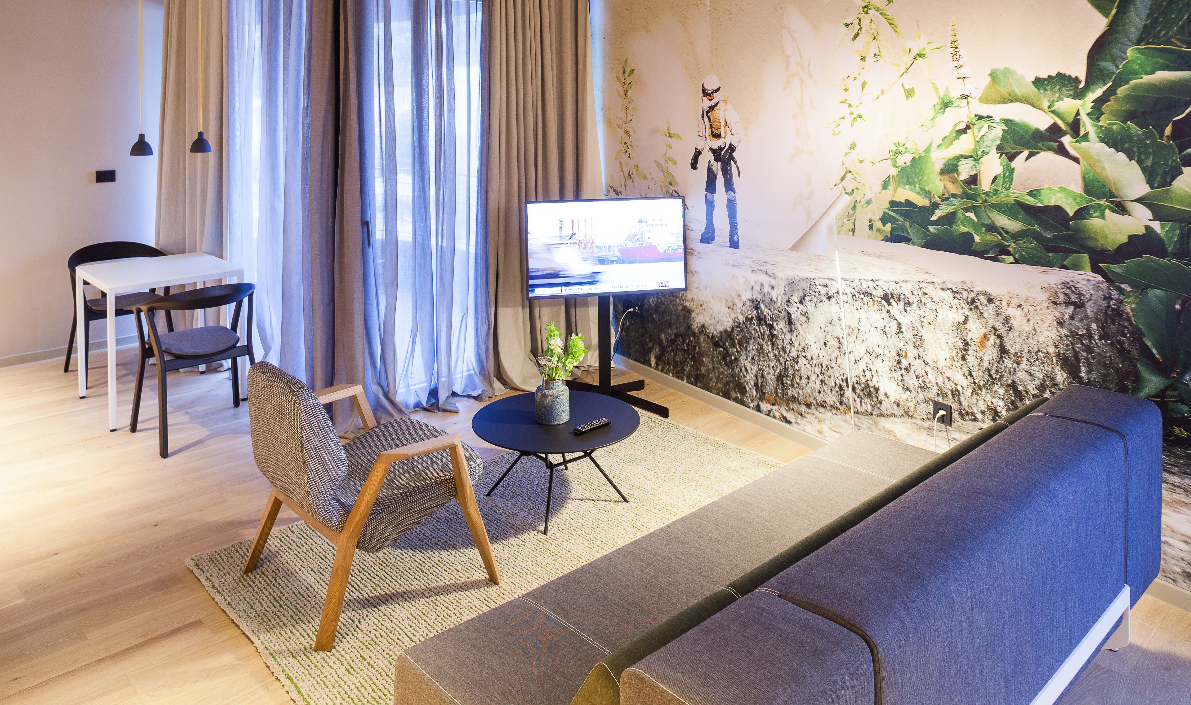 studio apartment, balcony, garden view | 1 bedroom, premium bedding, minibar, in-room safe