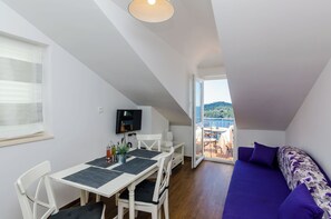 Lägenhet (Amorino of Dubrovnik Apartment - Two ) | Vardagsrum | Platt-tv