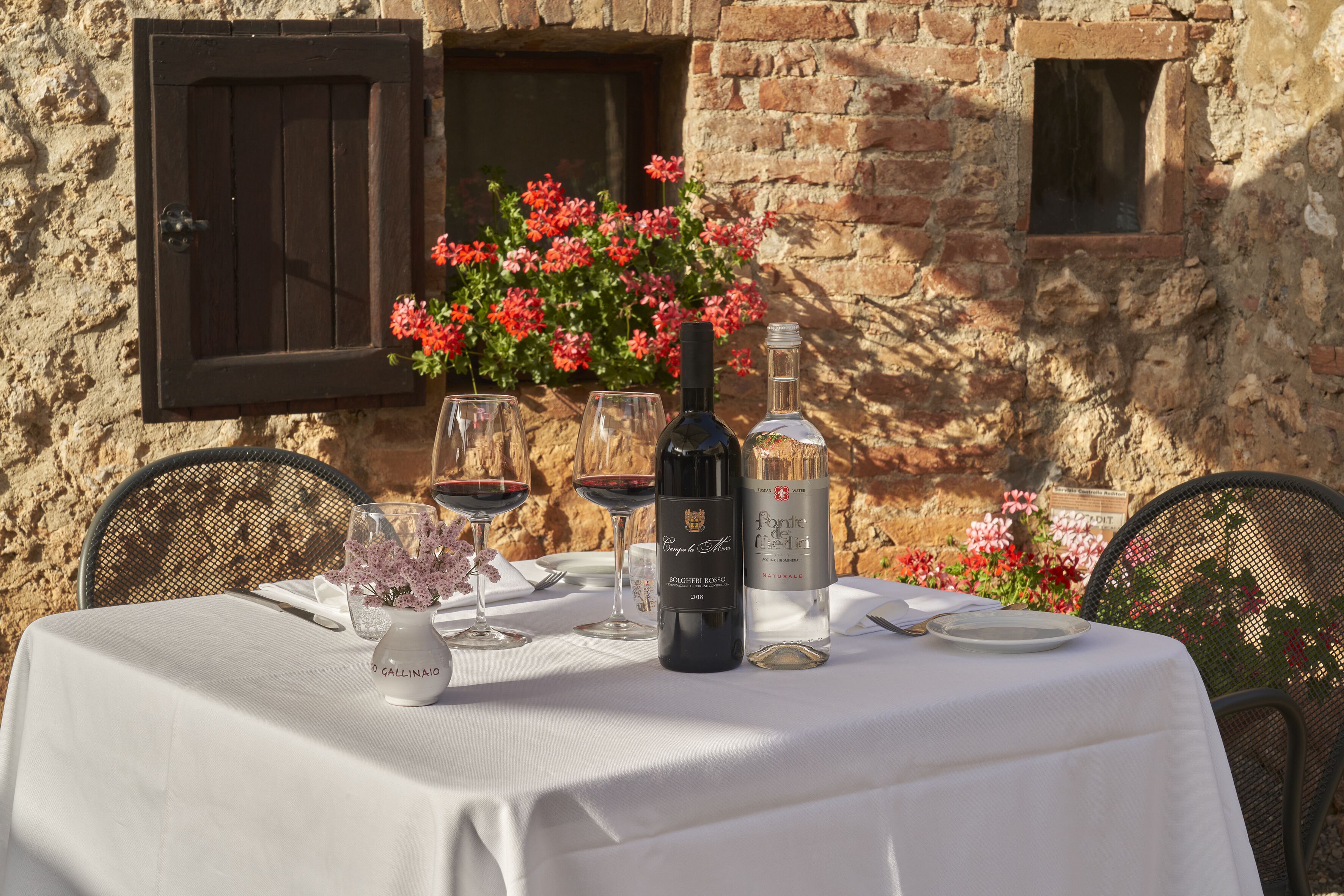 Dinner served, local cuisine