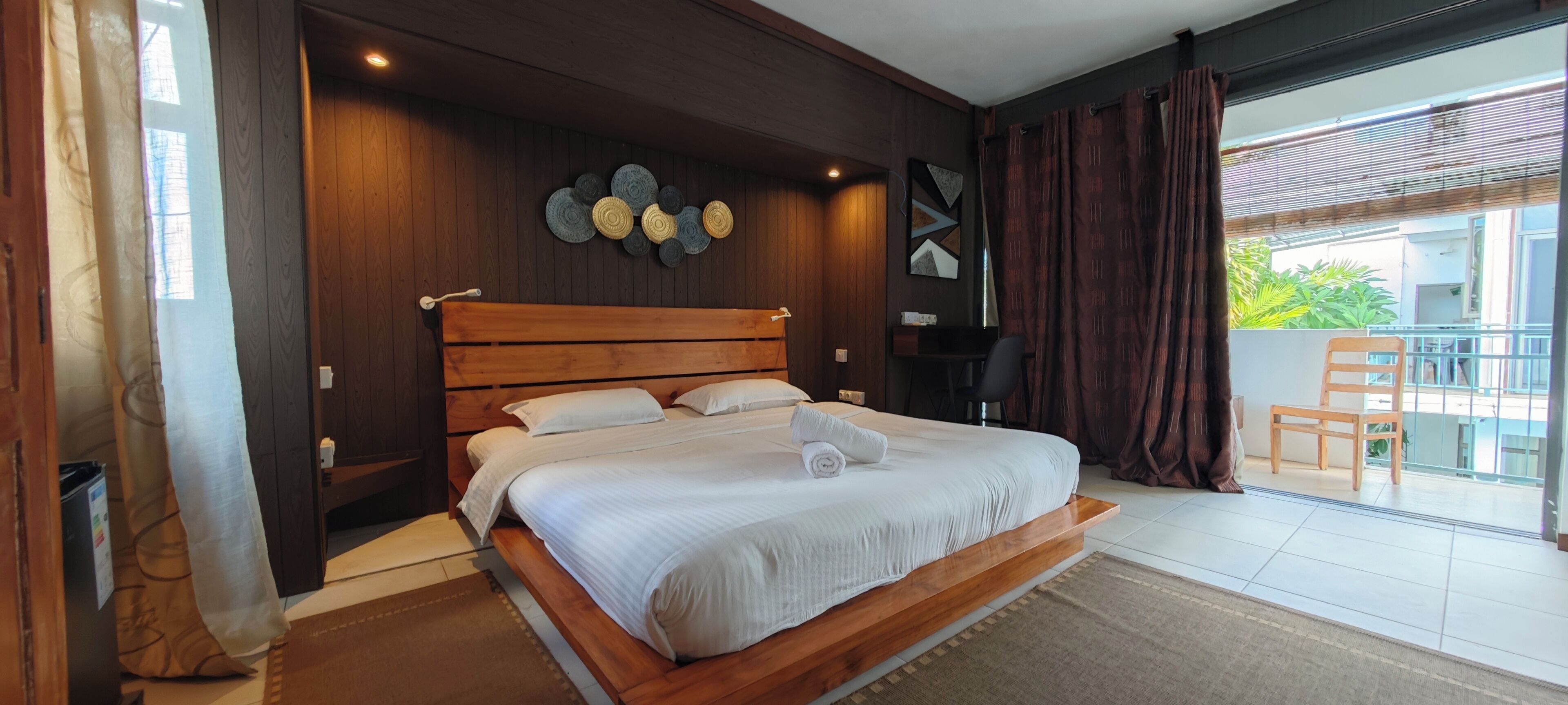 Dobbeltrom – deluxe | Hageutsikt