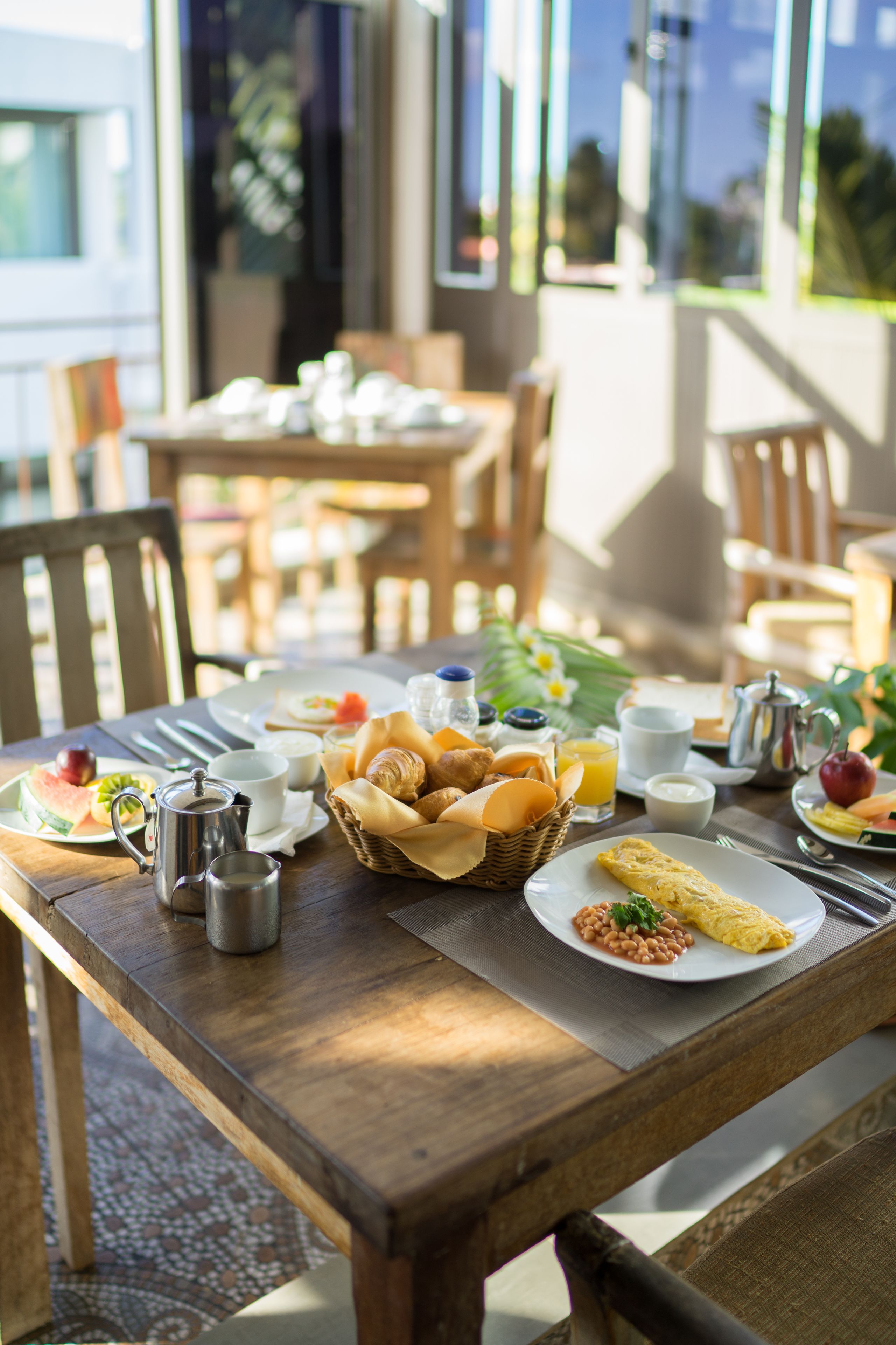 Komplett frokost hver dag (EUR 12 per person)