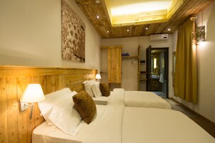 Ropa de cama de alta calidad y minibar 