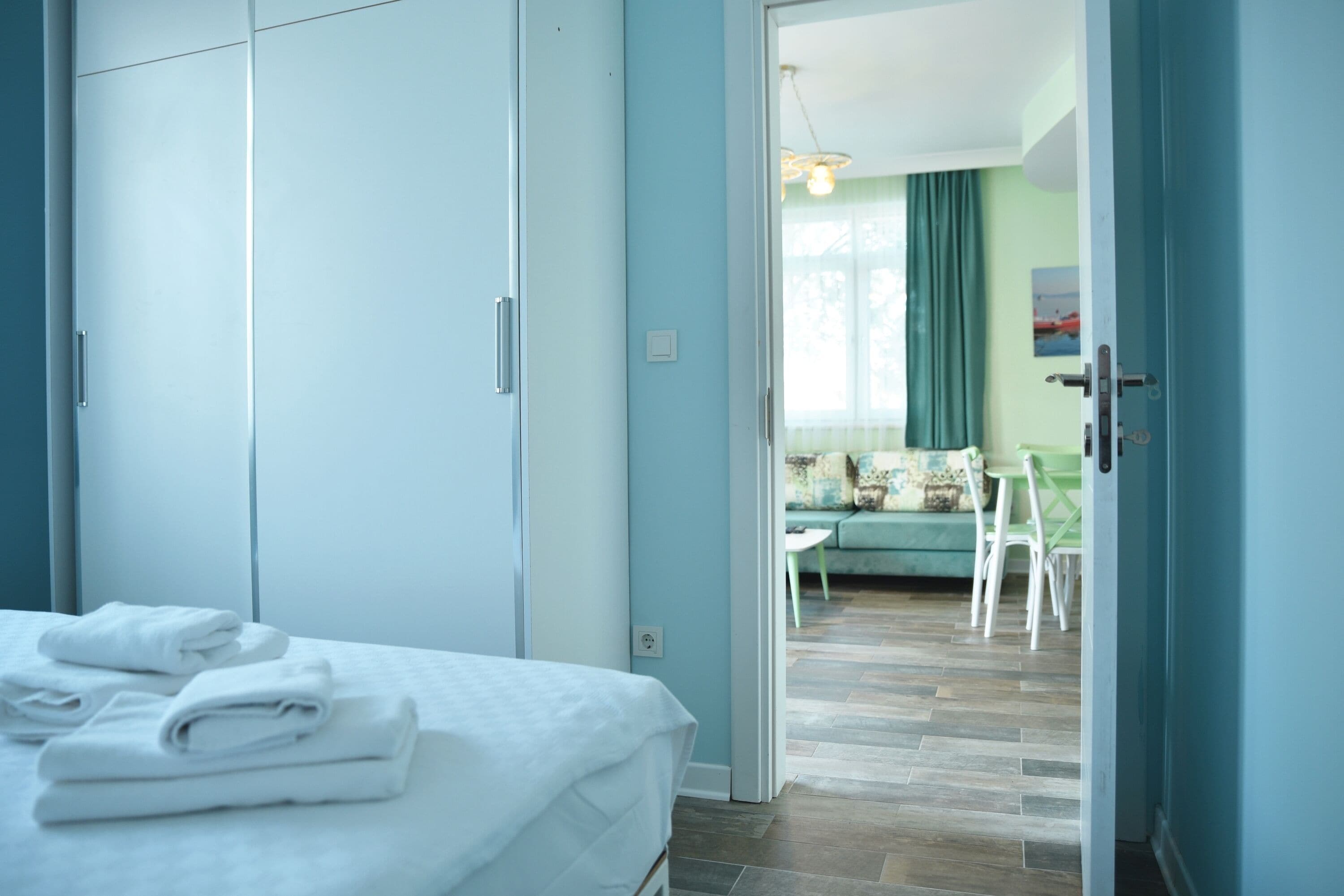 apart daire (1+1) 4 kisilik | 1 bedroom, premium bedding, minibar, desk