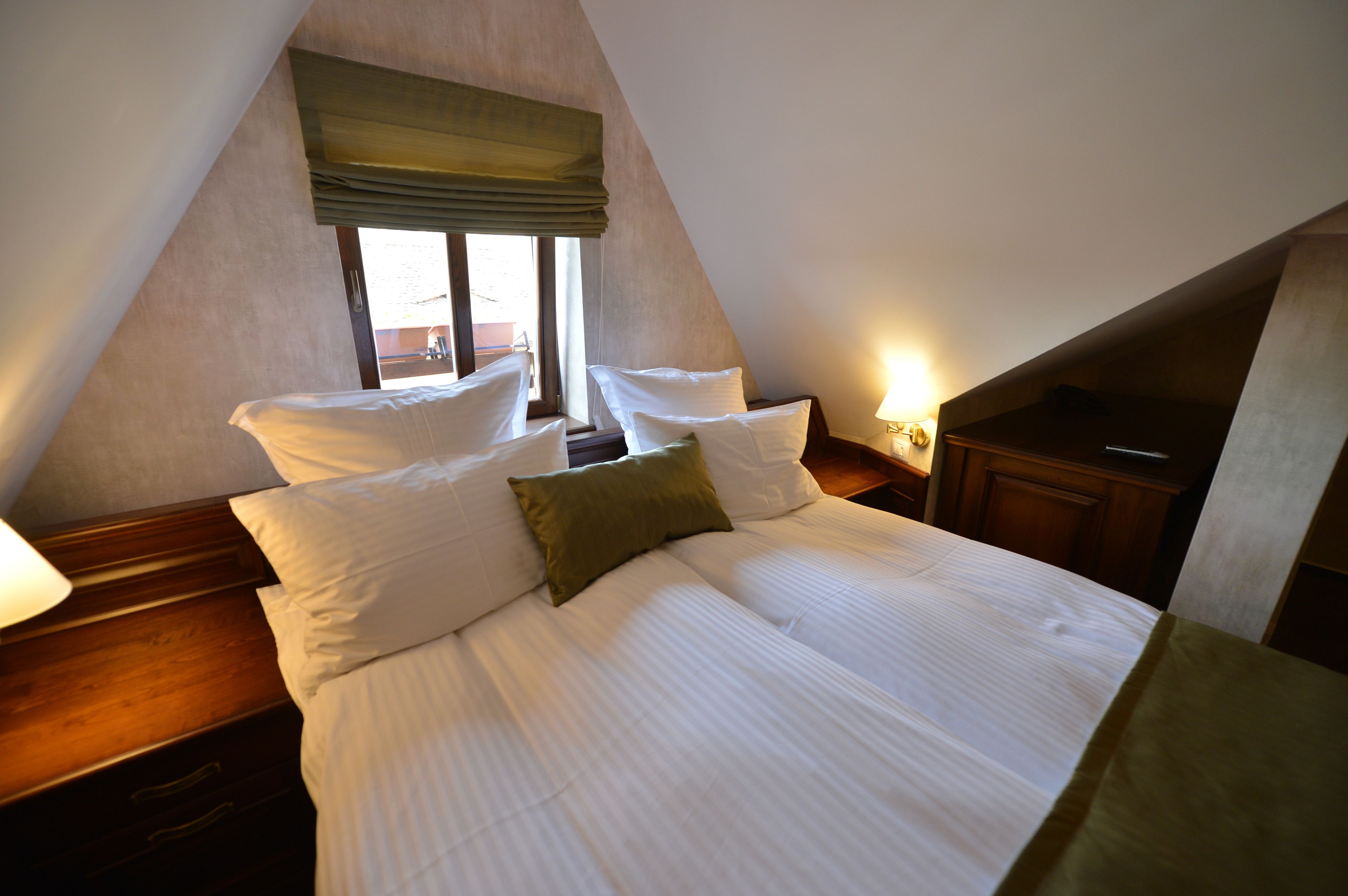 deluxe double room | egyptian cotton sheets, premium bedding, down duvets, memory-foam beds