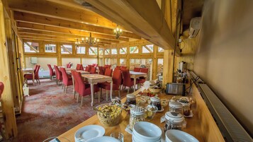 Daily buffet breakfast (EUR 12 per person)