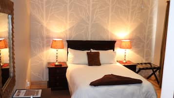 Premium bedding, pillowtop beds, free minibar items, in-room safe