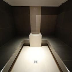 Sauna, tina de hidromasaje, baño de vapor y baño turco o hammam