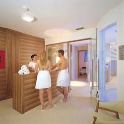 Sauna, tina de hidromasaje, baño de vapor y baño turco o hammam