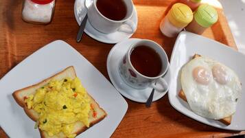 Daily breakfast for a fee