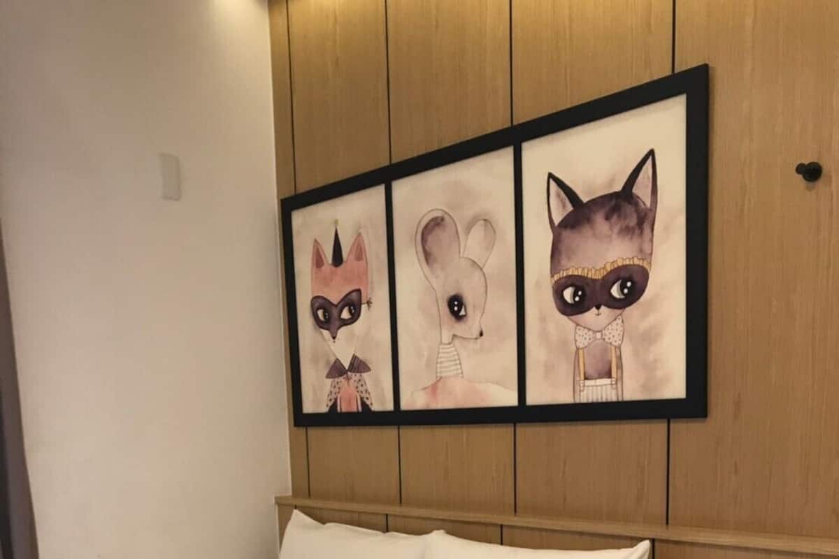 베이직 더블룸 | 암막 커튼, 방음 설비, 무료 WiFi