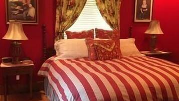 Premium bedding, iron/ironing board, free WiFi, bed sheets