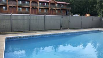 Double Room Single Use, 2 Double Beds, Partial Lake View | Private pool