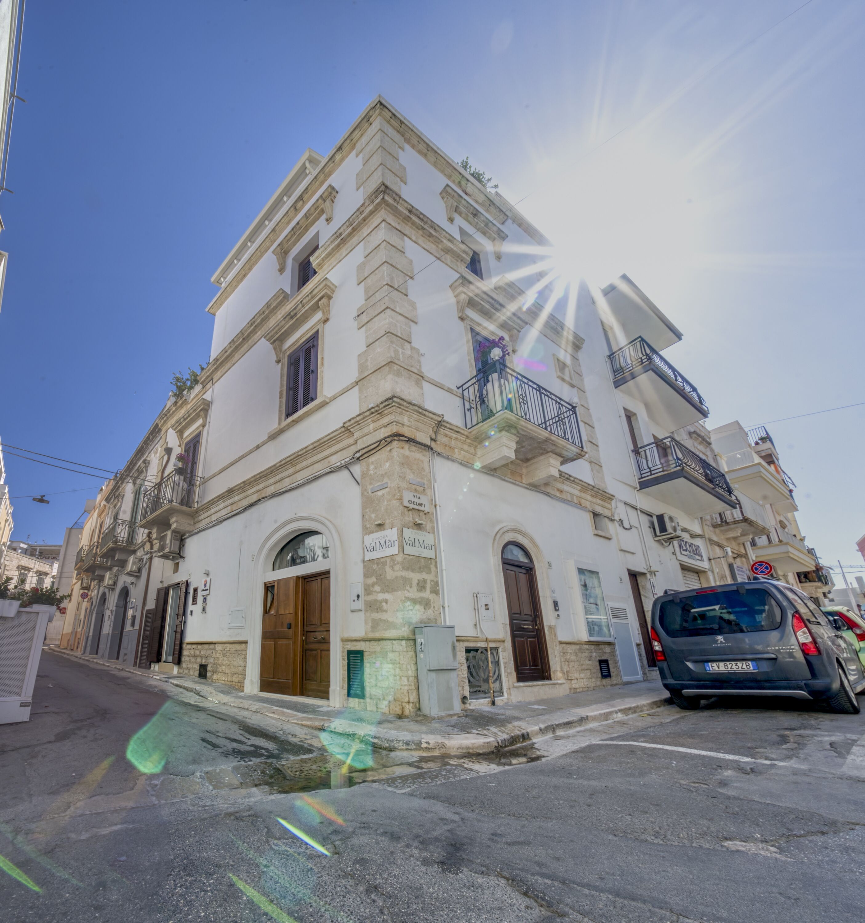 Fassade der Unterkunft