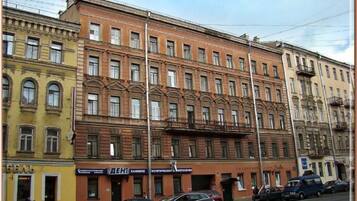 Majoituspaikan julkisivu