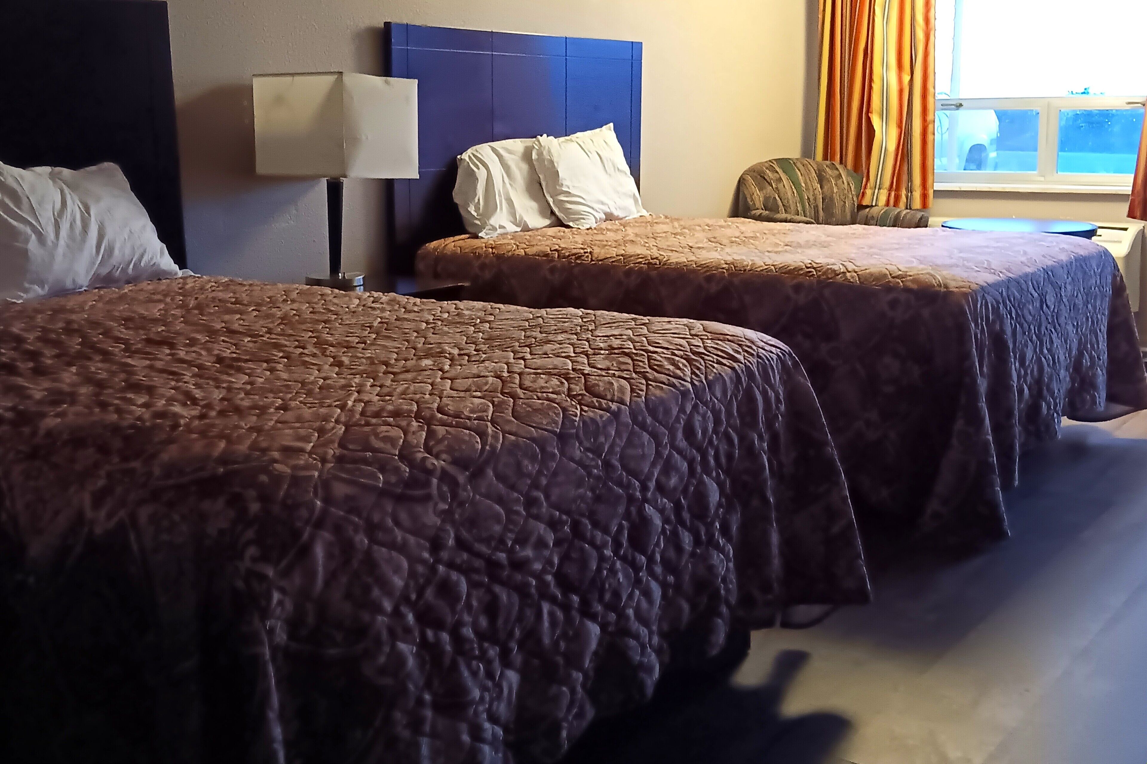 Room, 2 Queen Beds, Non Smoking | Desk, iron/ironing board, free WiFi, bed sheets