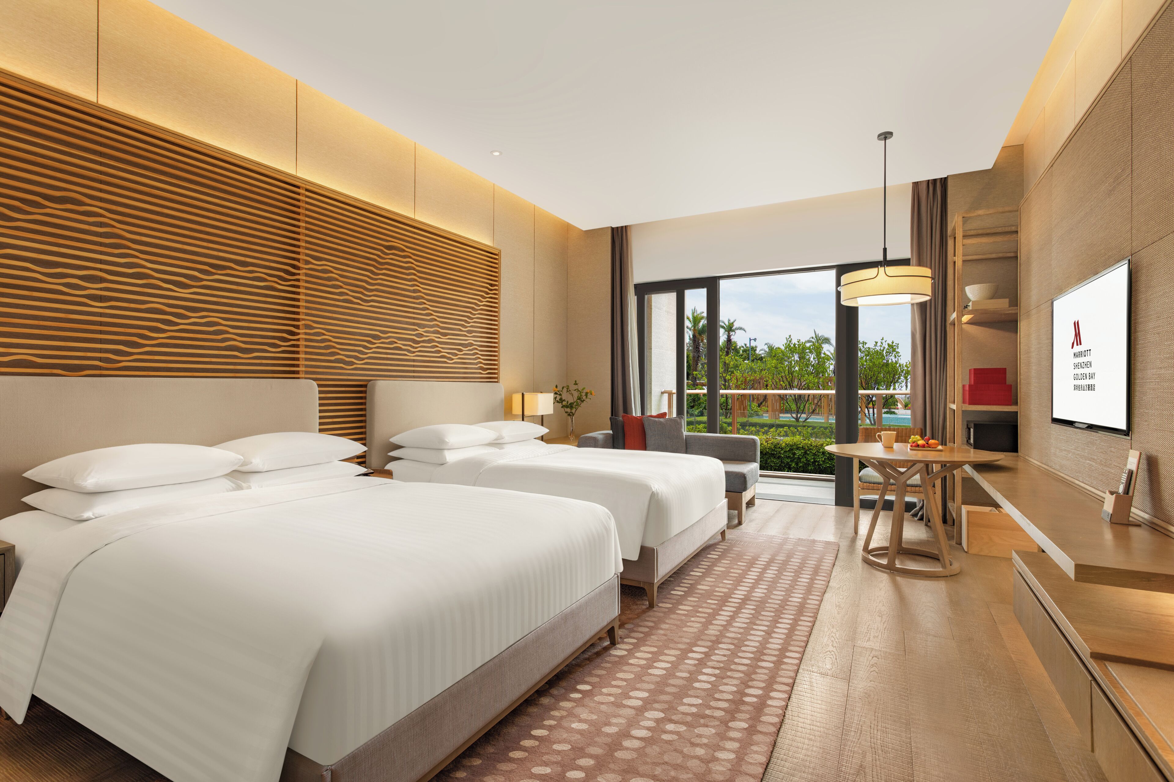 豪華客房, 2 張標準雙人床, 花園景 | 客房景觀