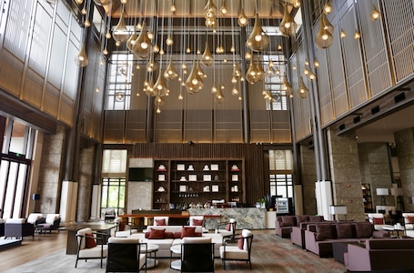 Sala de estar en el lobby