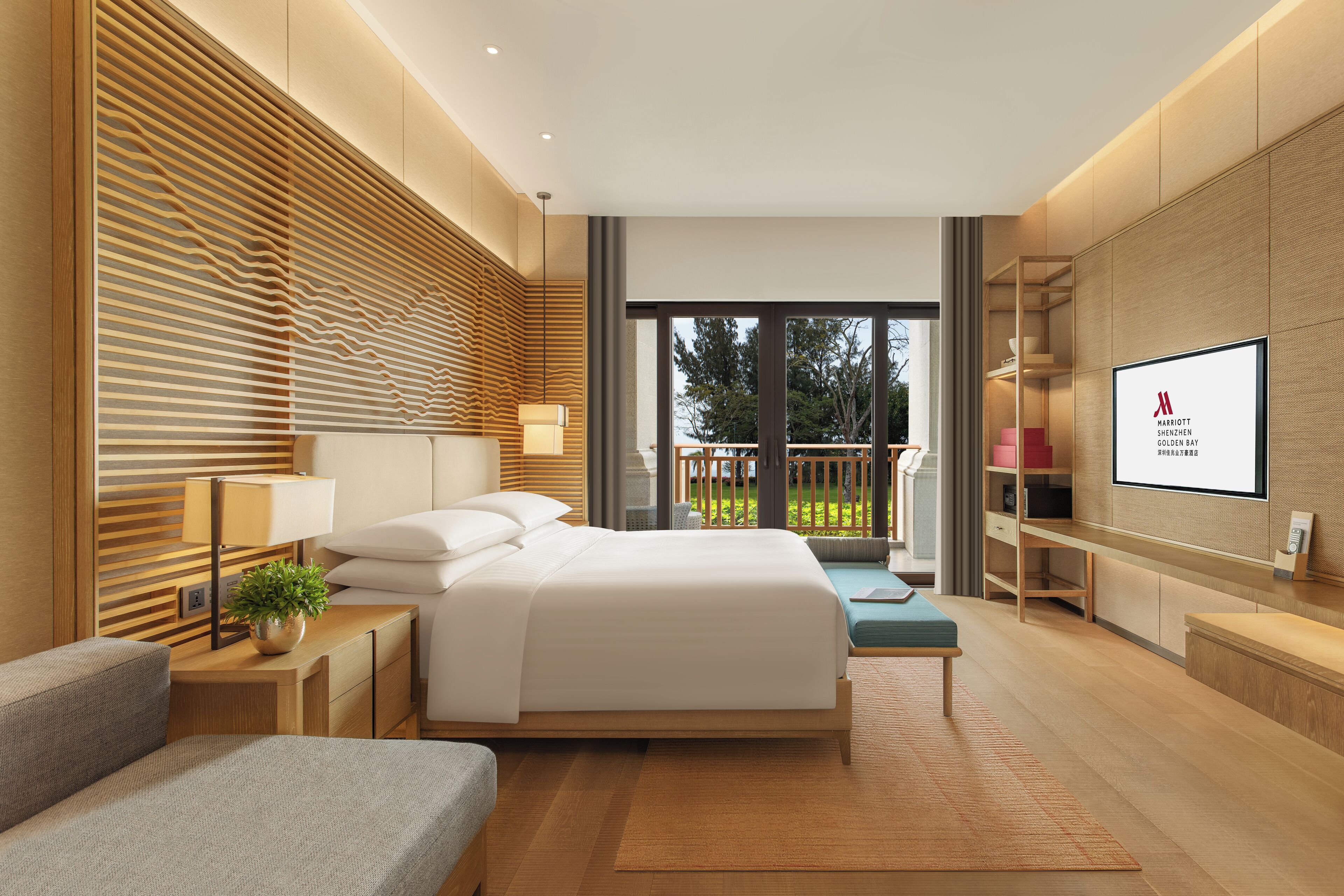 豪華客房, 1 張特大雙人床, 花園景 | 客房景觀