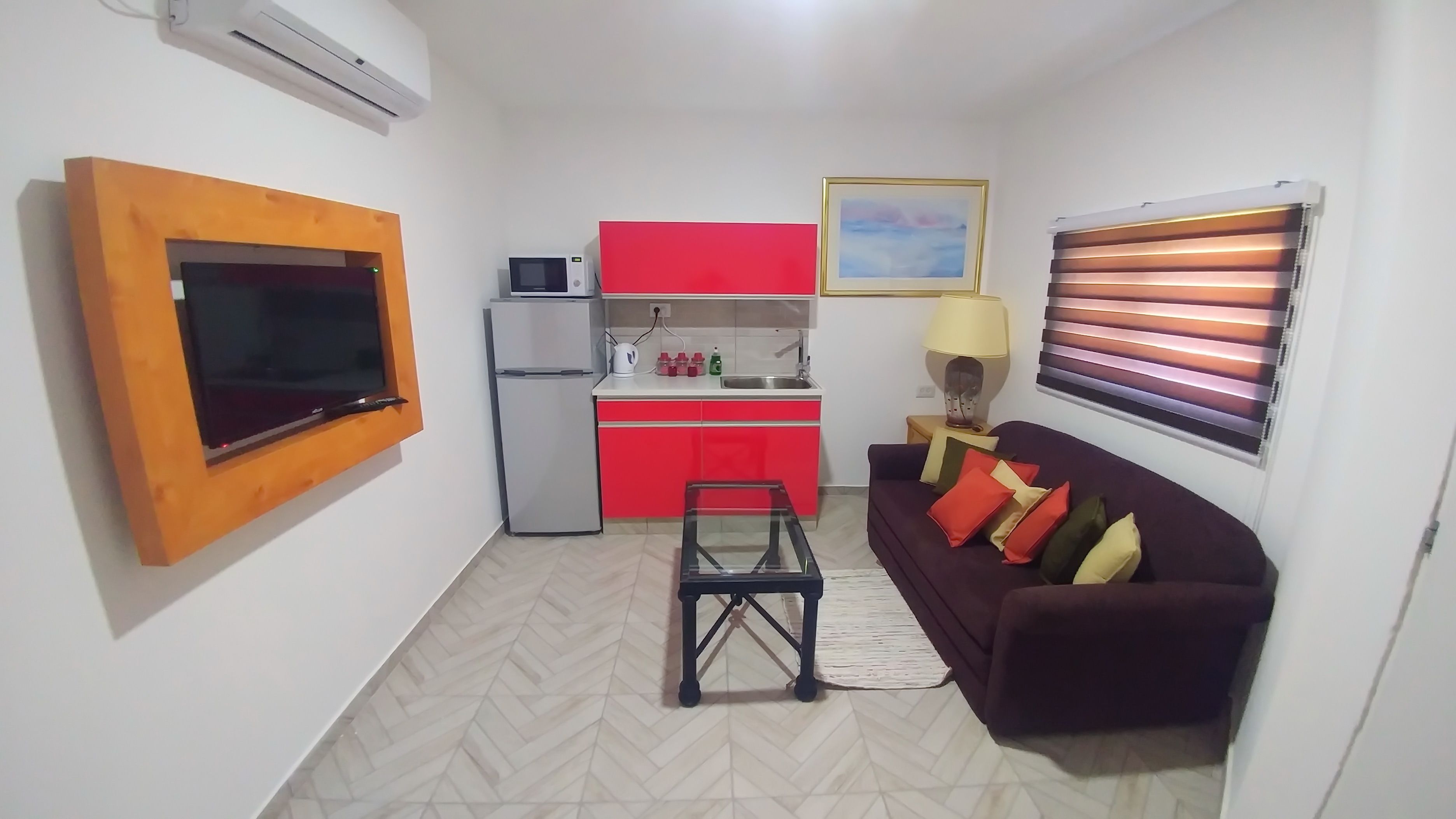 Superior-Suite, Gartenblick | Wohnbereich | Flachbildfernseher