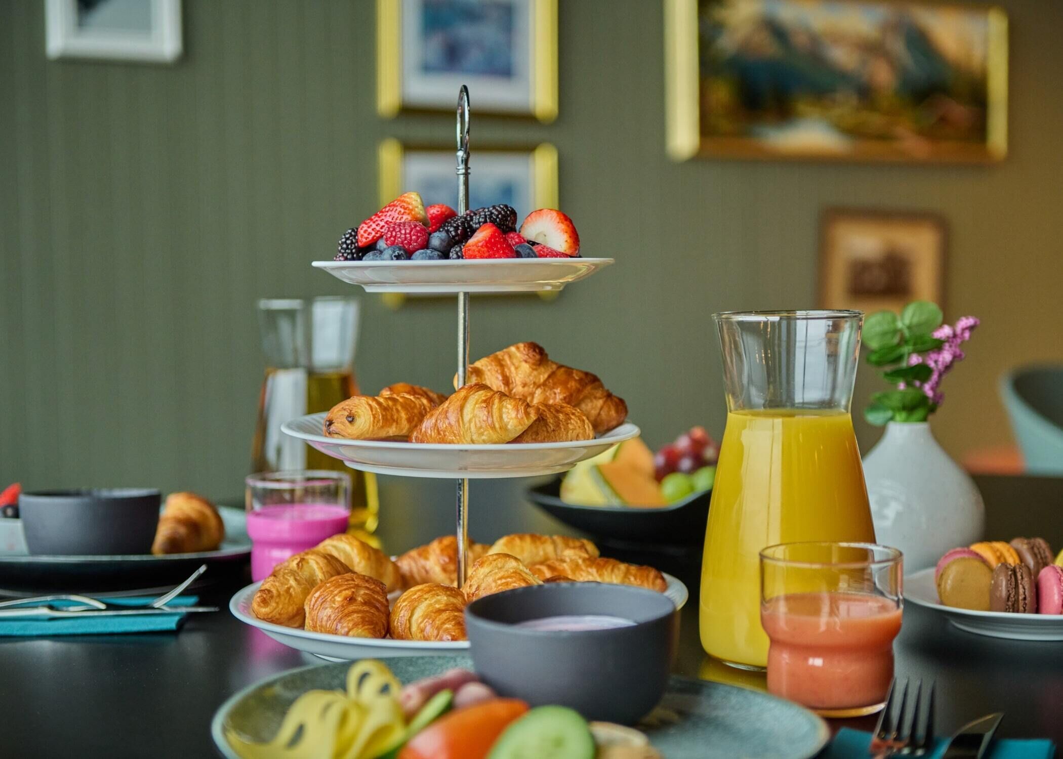 Petit déjeuner continental (150 NOK par personne)