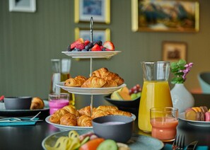 Frokostbuffé er inkludert hver dag