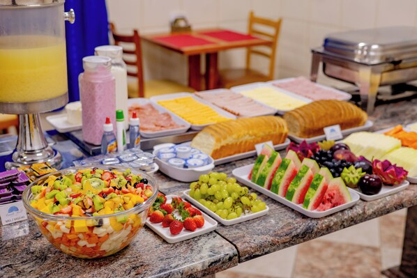 Gratis frukostbuffé varje dag