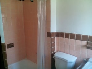 Standard Room, 2 Queen Beds | Bathroom | Combined shower/bathtub, towels - Mountaineer Motel (Mount Storm)