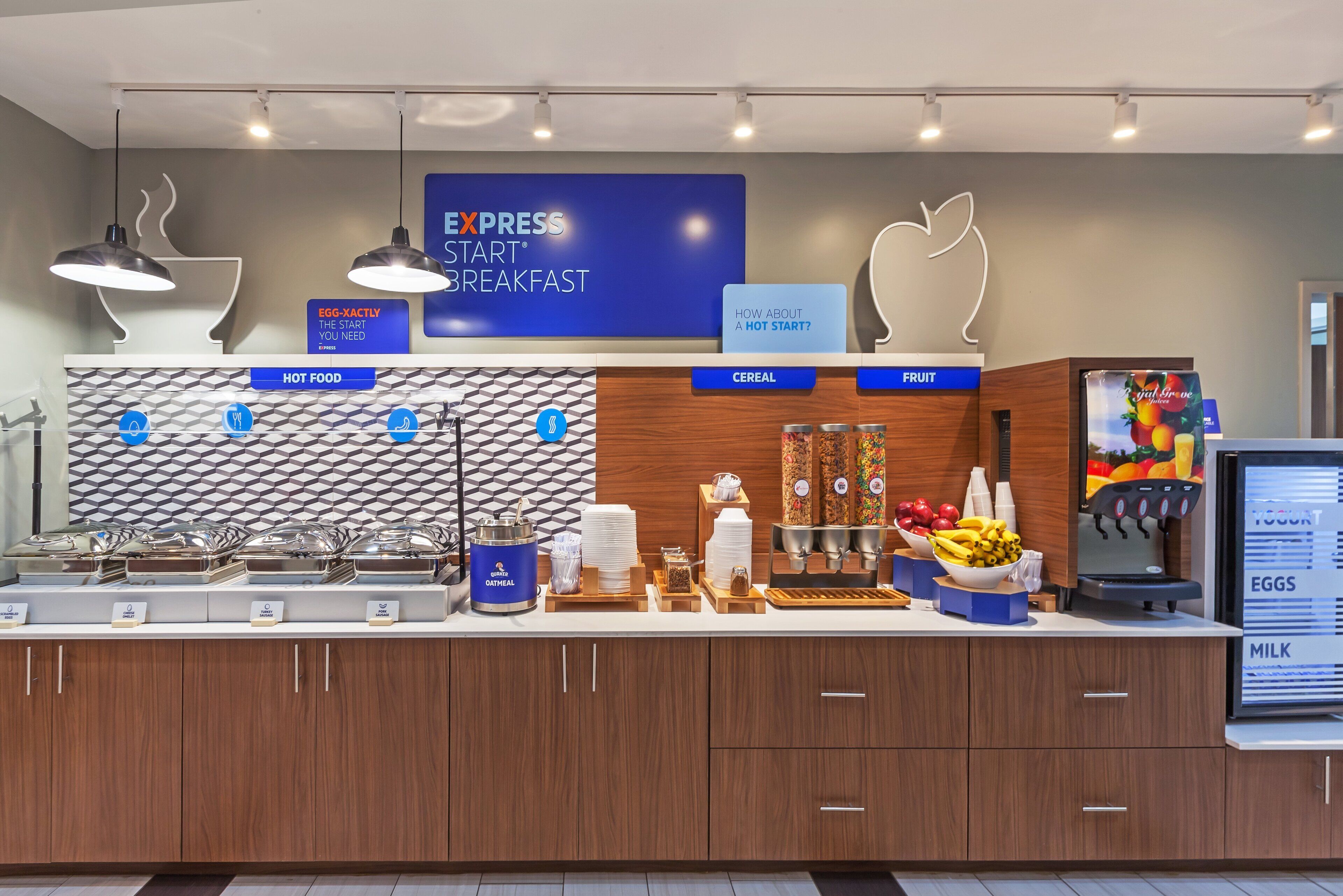 Free buffet breakfast