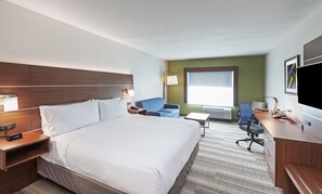 Suite, 1 King Bed, Jetted Tub | In-room safe, desk, blackout drapes, iron/ironing board - Holiday Inn Express & Suites Tulsa South - Woodland Hills by IHG (Tulsa)