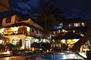 Front of property – evening/night - Casa de Mita Hotel (Punta de Mita)