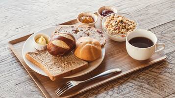 Frokostbuffé er inkludert hver dag