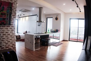 アパートメント (Oyster) | 専用簡易キッチン | コーヒー / ティーメーカー、電気ポット