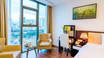 Deluxe Double Room, 1 King Bed, Ocean View | View from room